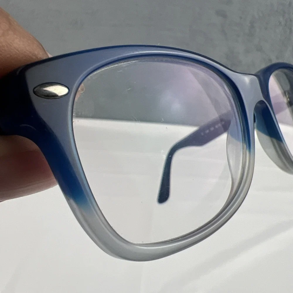 Ray Ban Kids Eyeglasses RB 1528  3581  FRAMES ONLY Blue Clear Full Rim 48-16-130